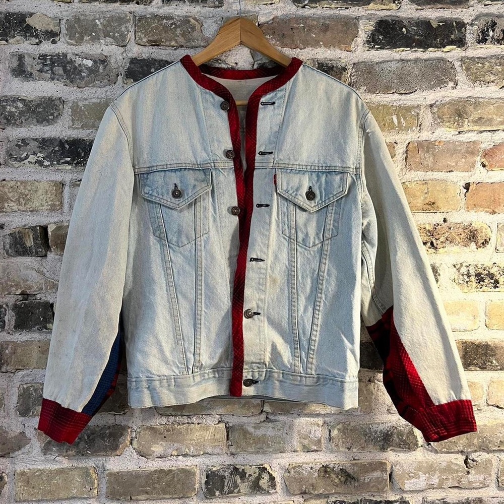 Reworked vintage Levi’s denim jacket